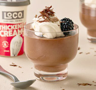 Choco mousse with Loco Thickened cream